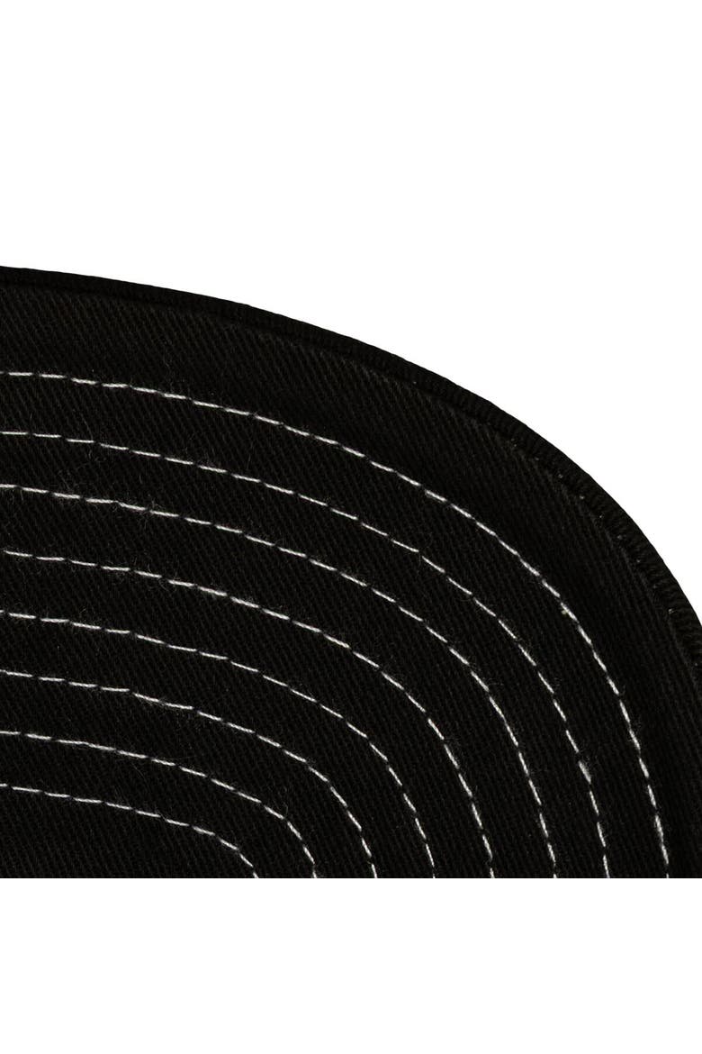 Men's Mitchell & Ness  Black/White Los Angeles Lakers Dip Dye Pro Crown Adjustable Hat, Alternate, color, Black
