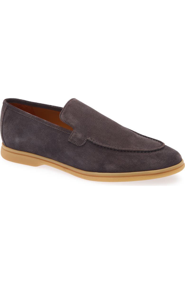 Eleventy Apron Toe Loafer, Main, color, 22 Black