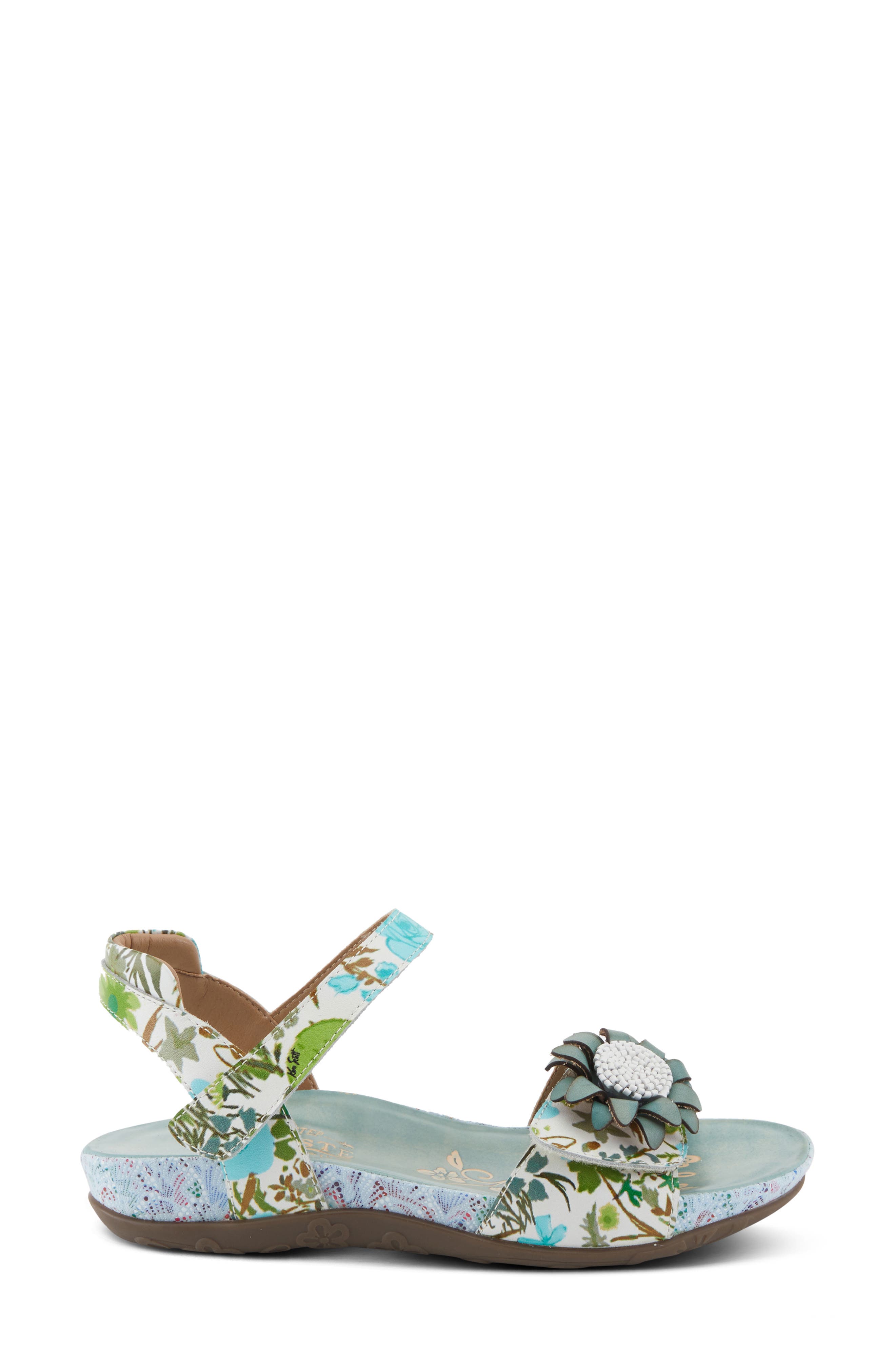 L
Artiste by Spring Step Gladystee Sandal, Alternate, color, Teal Multi