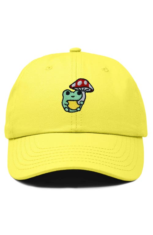 DALIX DALIX MUSHROOM FROG EMBROIDERED HAT 