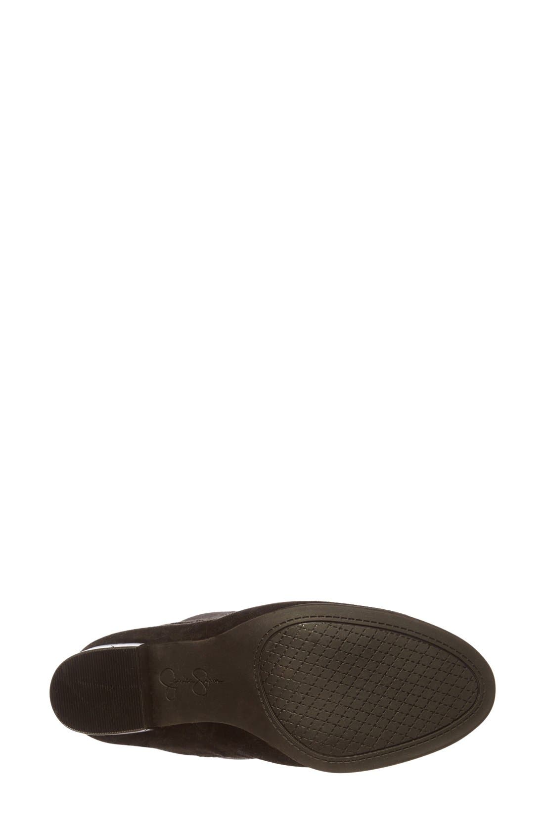 Jessica Simpson 'Ebyy' Over the Knee Boot, Alternate, color, BLACK SUEDE