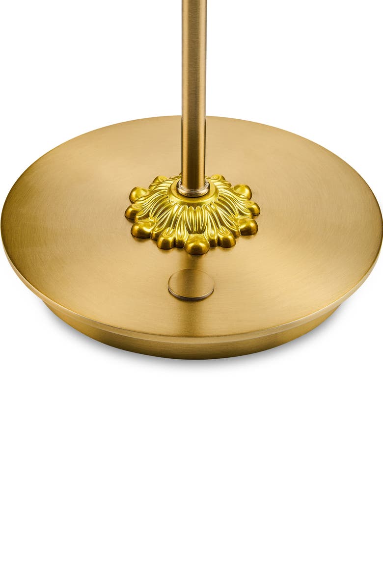 MACKENZIE CHILDS Emerald Check LED Rechargeable Dome Table Lamp, Alternate, color, Emerald