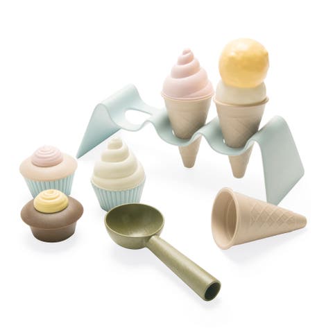 BIO Ice Cream & Cupcake Food Playset, 15 Pieces