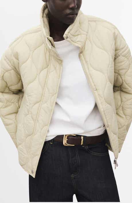 MANGO Oversize Quilted Jacket