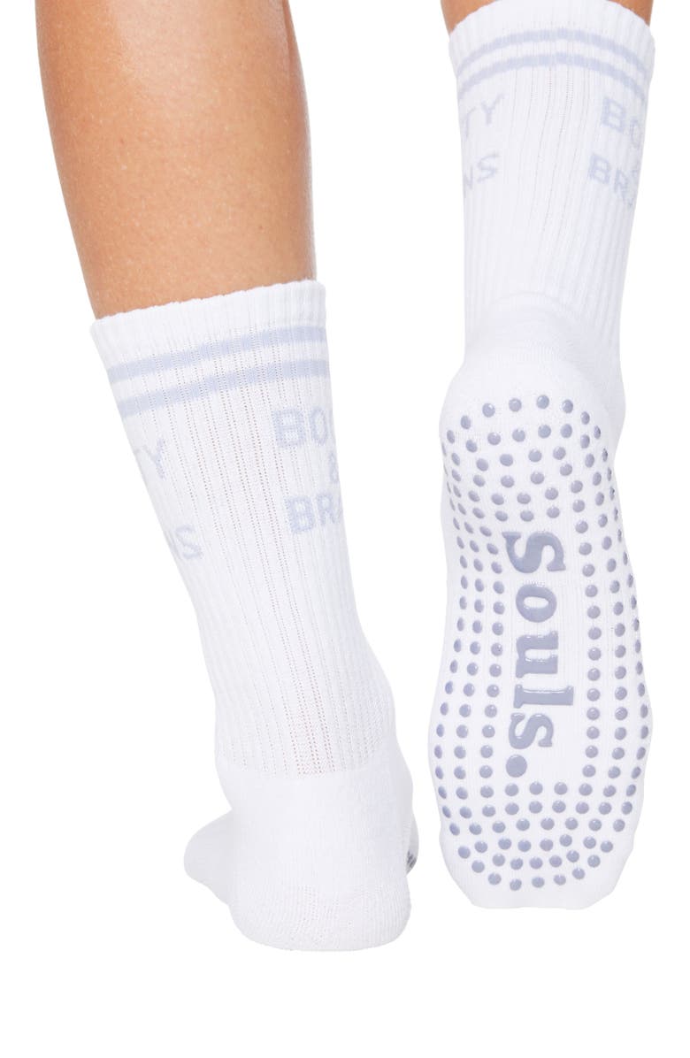 Souls. Booty & Brains Ankle Grip Socks, Alternate, color, White