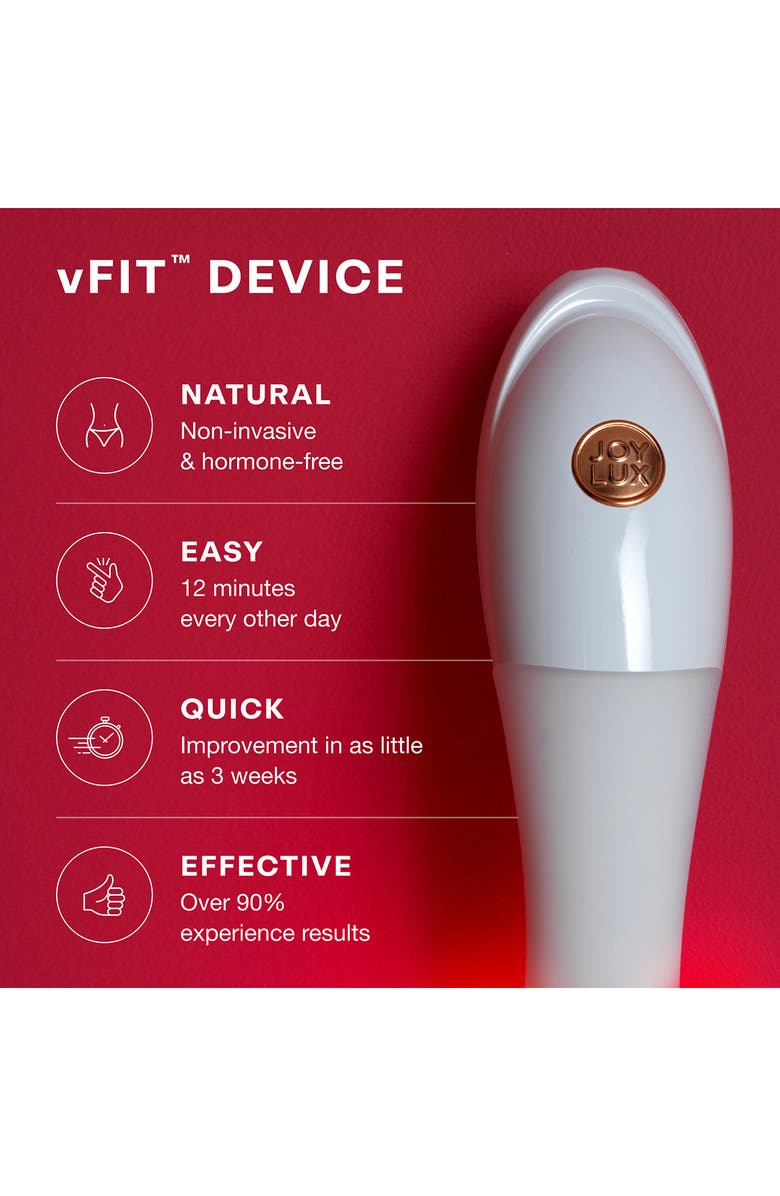 Joylux vFit<sup>®</sup> Red-Light Intimate Wellness Device, Alternate, color, White
