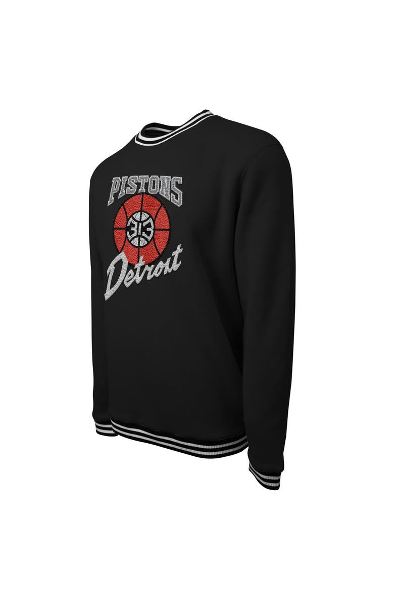 Stadium Essentials Unisex Stadium Essentials Black Detroit Pistons 2023/24 City Edition Club Level Pullover Sweatshirt, Alternate, color, 