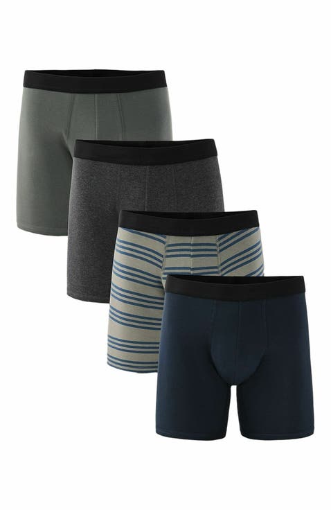 Organic Cotton Everyday Extended Boxer Brief 4-Pack