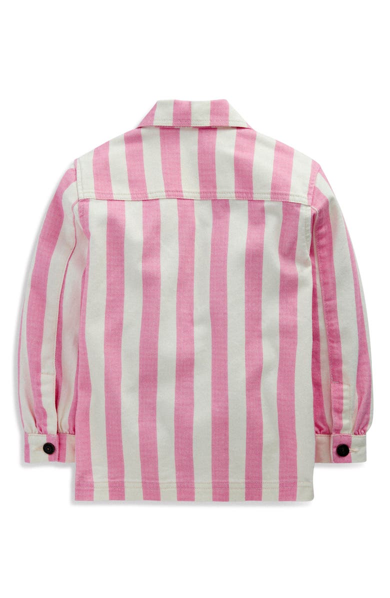 Mini Boden Kids' Stripe Chore Jacket, Alternate, color, Pink Stripes