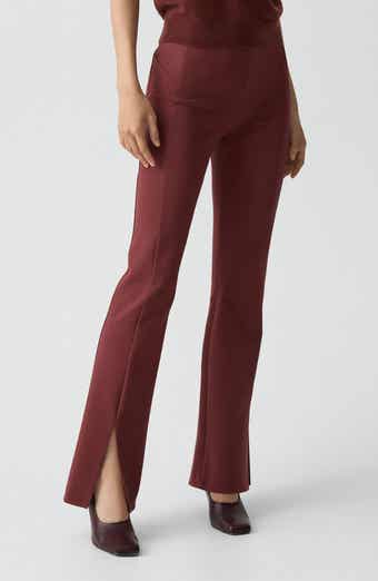 Slit Flare Leg Pants