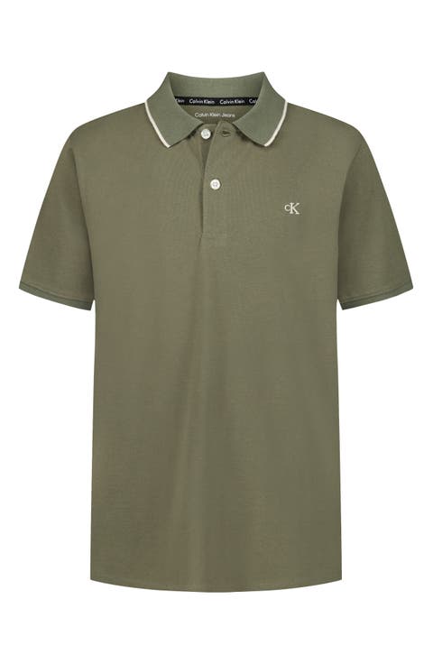 Kids' Tipped Piqué Polo