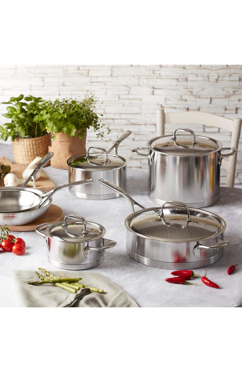 Demeyere Atlantis 5-Quart Stainless Steel Sauté Pan With Helper Handle & Lid, Alternate, color, Stainless Steel