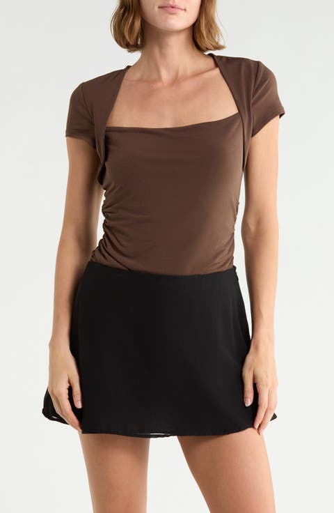 Layered Ruched Top