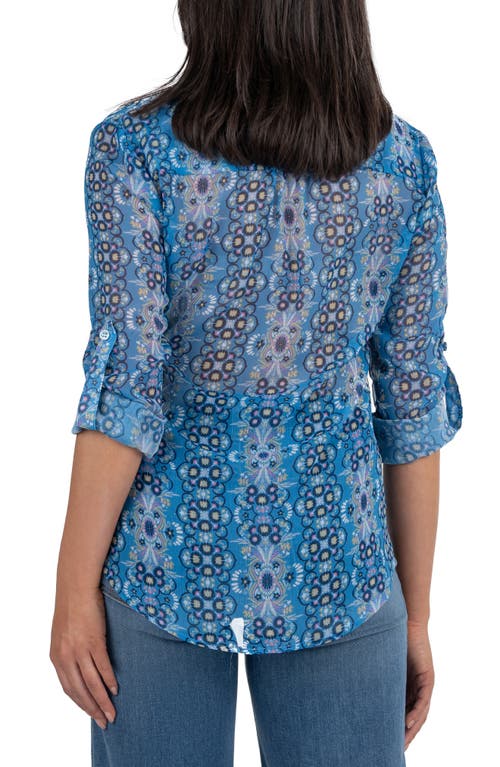 KUT FROM THE KLOTH KUT FROM THE KLOTH JASMINE CHIFFON BUTTON-UP SHIRT