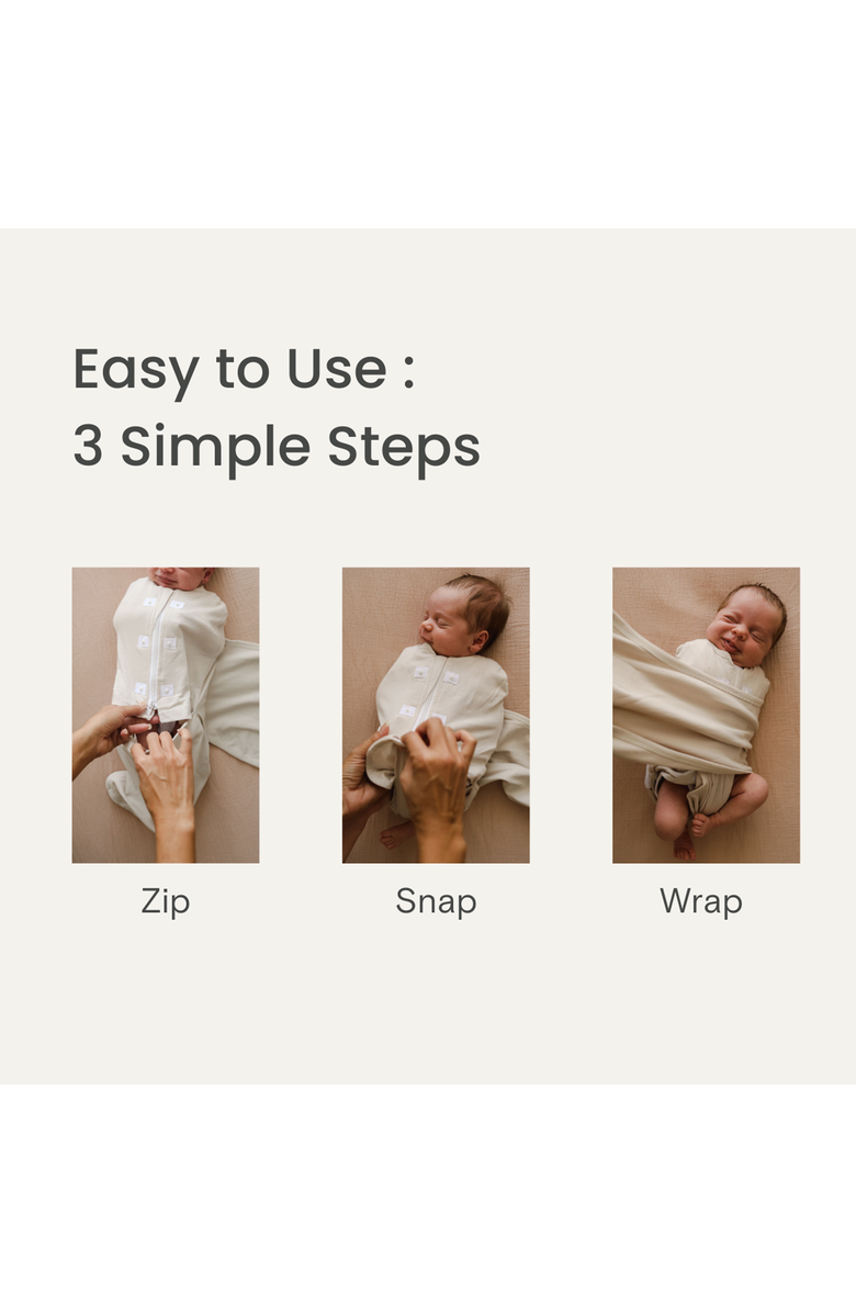 embé Baby Swaddle Wrap, Alternate, color, Chai