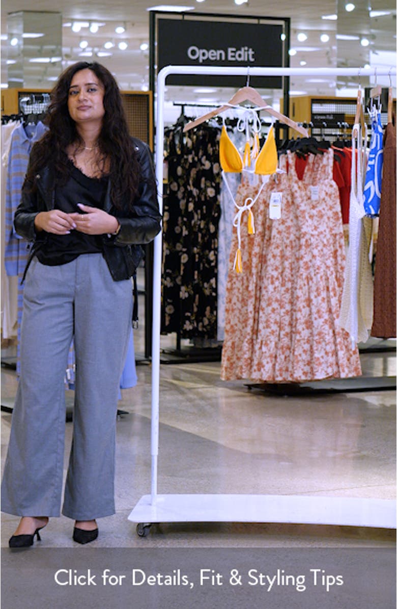 Modern Reversible Rib Triangle Bikini Top, sales video thumbnail