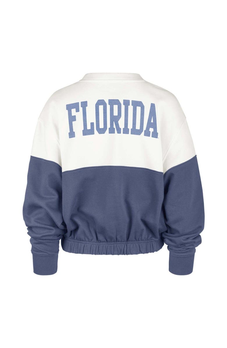 '47 Women's '47 White/Royal Florida Gators Take Two Bonita Pullover Sweatshirt, Alternate, color, White