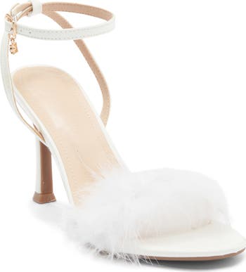 Safina Faux Fur Heel Sandal