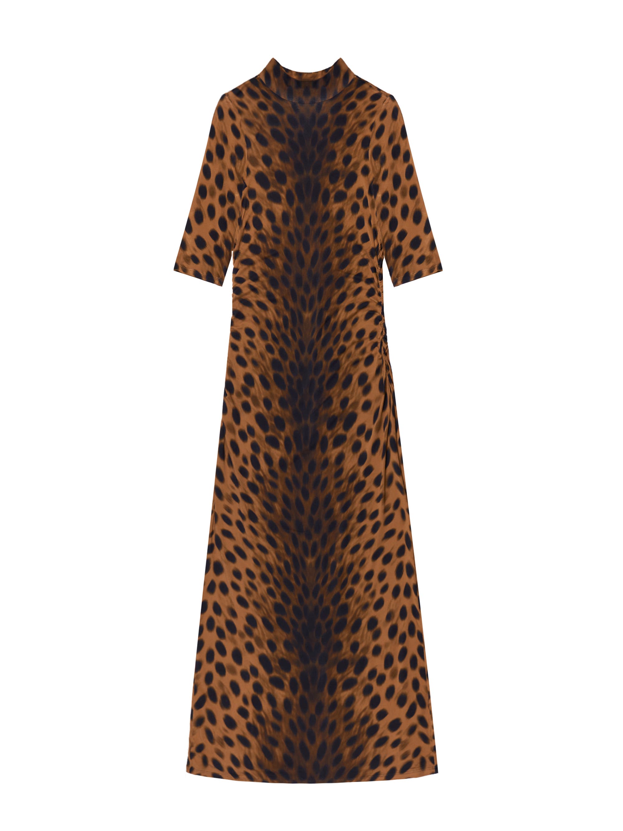 Mock Neck Jersey Dress - image 2