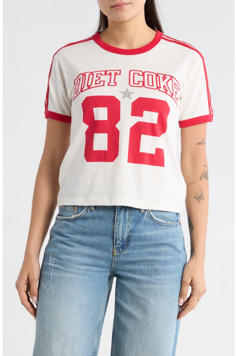 Diet Coke T-Shirt, Main, color, COCONUT MILK