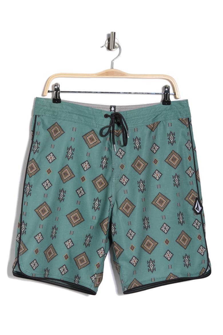Desert Dobby Stoney Board Shorts, Alternate, color, LIGHT OLIVE
