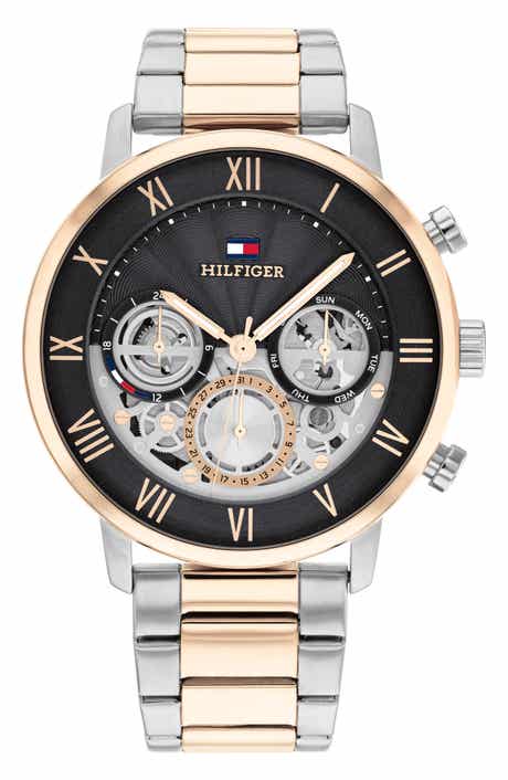 Legend Skeleton Two Tone Bracelet Watch