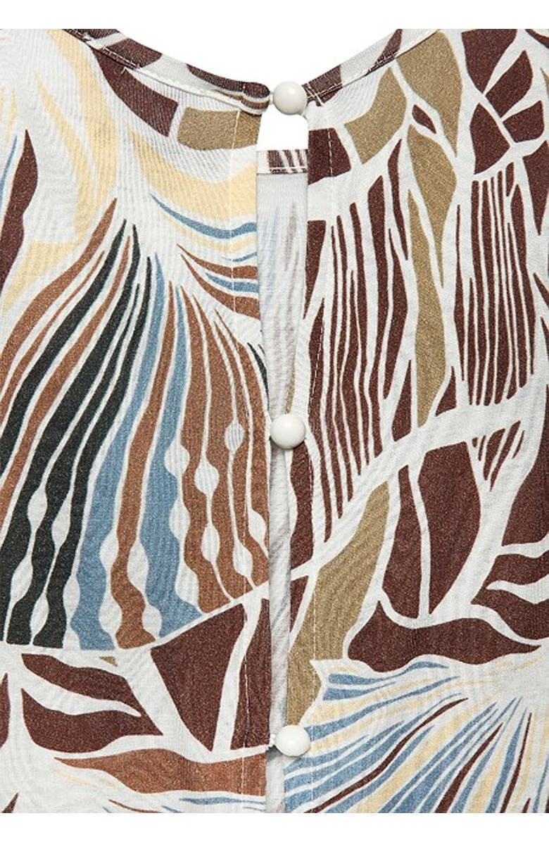 LASCANA Women's Print Maxi Dress, Alternate, color, Ivory Khaki