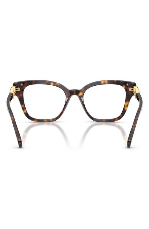 Swarovski 52mm Square Optical Glasses In Brown