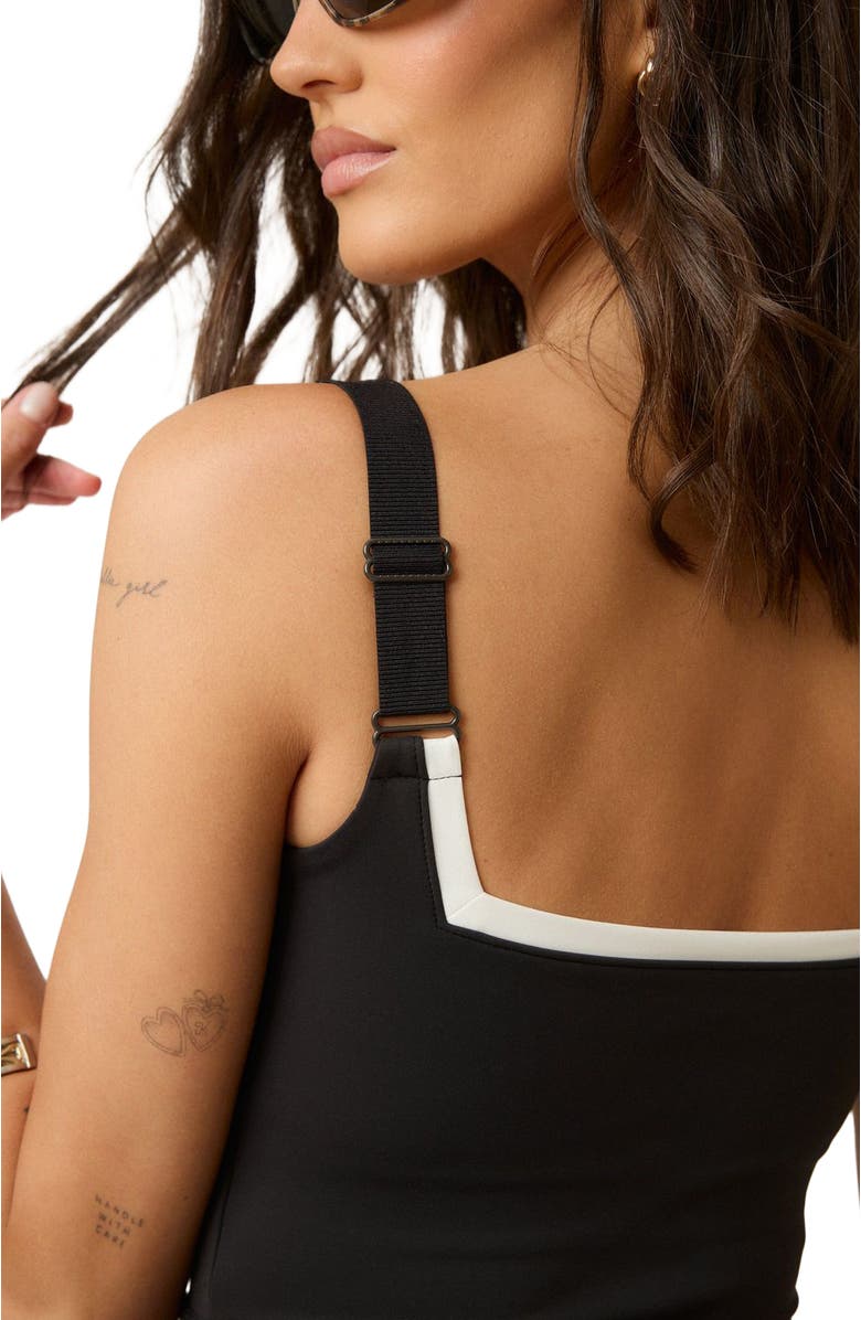 Goldie Byrd Cami Tennis Dress, Alternate, color, Black