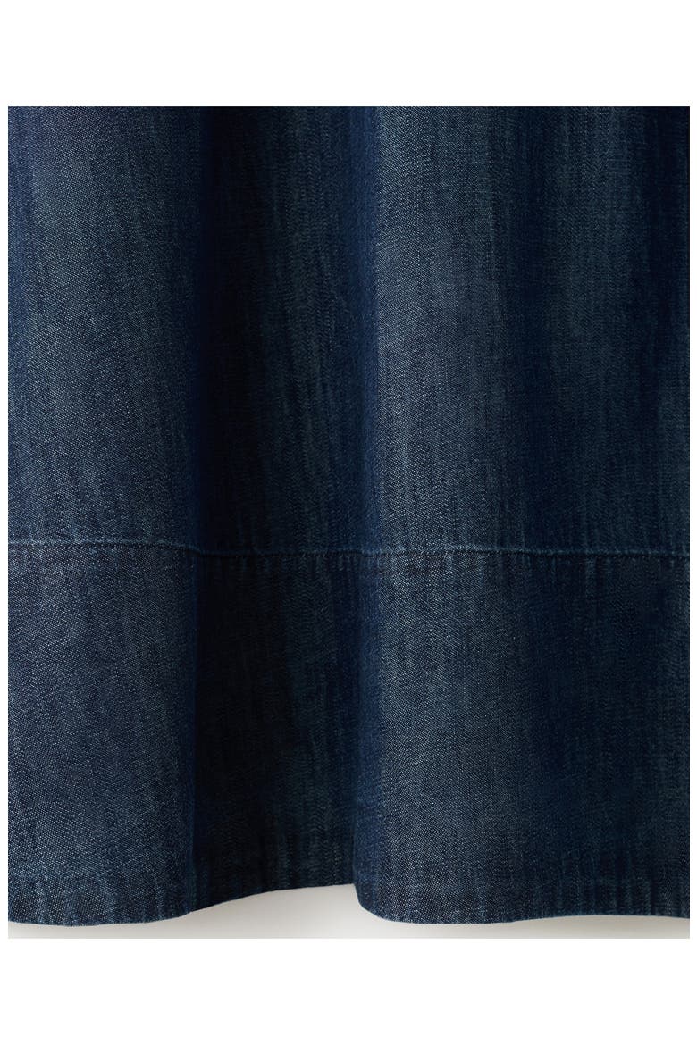 Denim Midi Skirt, Alternate, color, OPEN BLUE