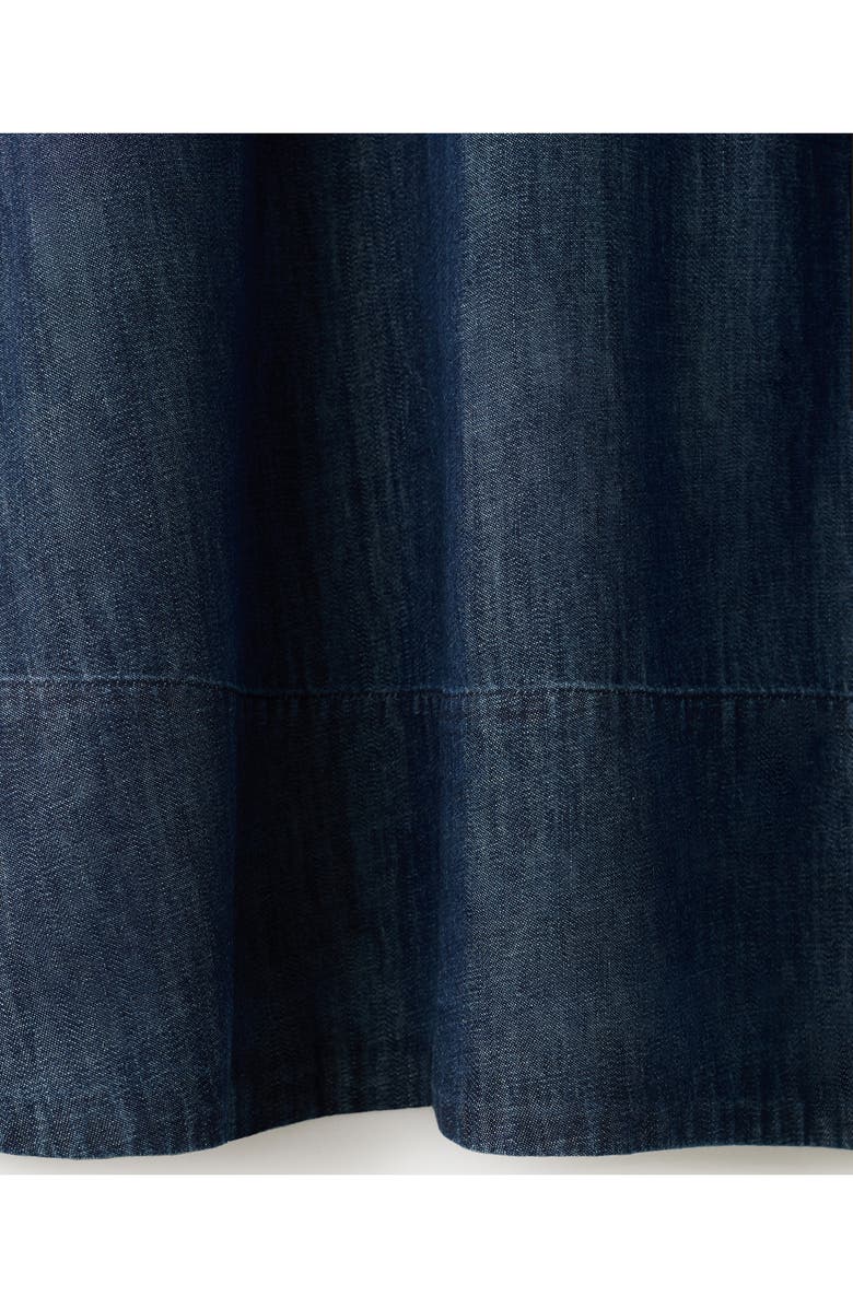 MANGO Denim Midi Skirt, Alternate, color, Open Blue