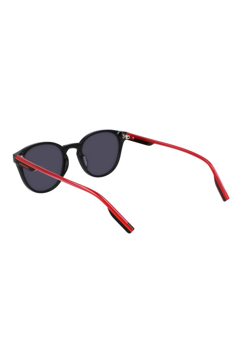 Disrupt 52mm Round Sunglasses, Alternate, color, BLACK/ GREY