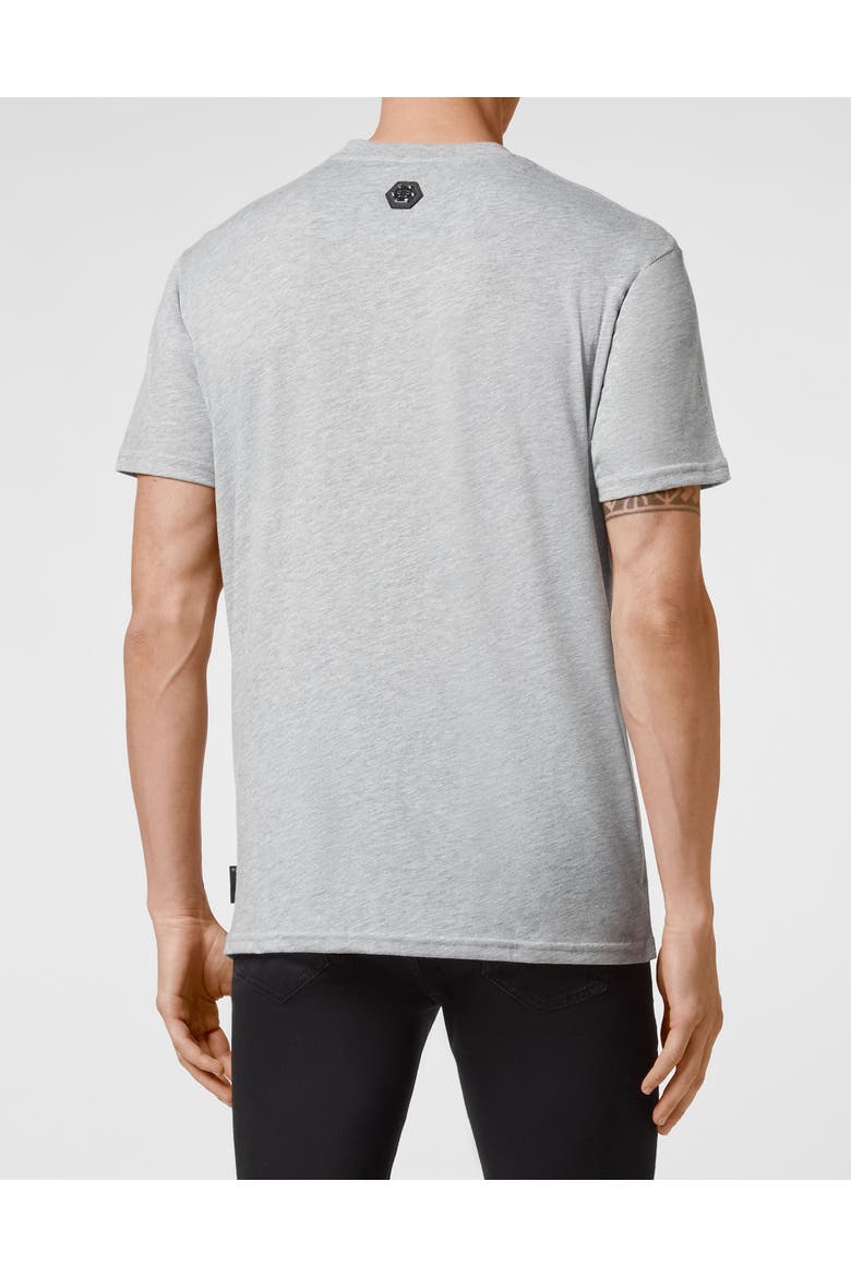 T-Shirt Round Neck Men, Alternate, color, grey
