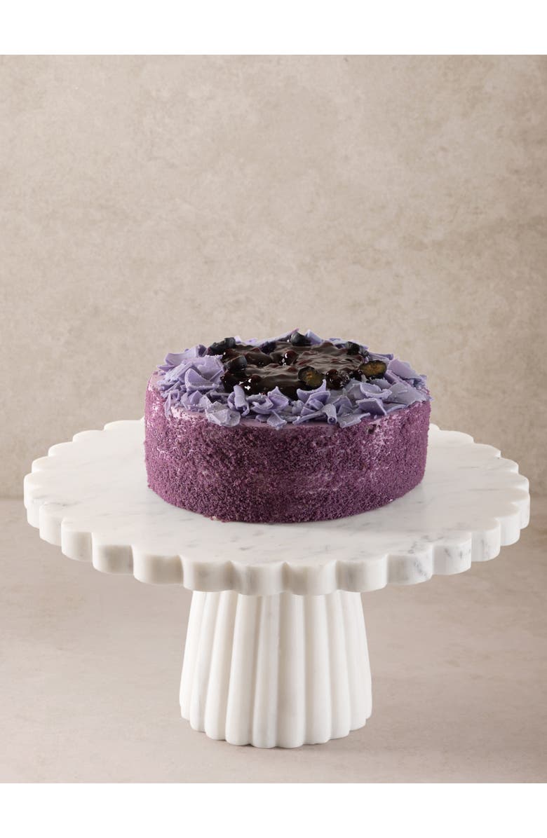 GAURI KOHLI Bobby White Marble Cake Stand, Alternate, color,