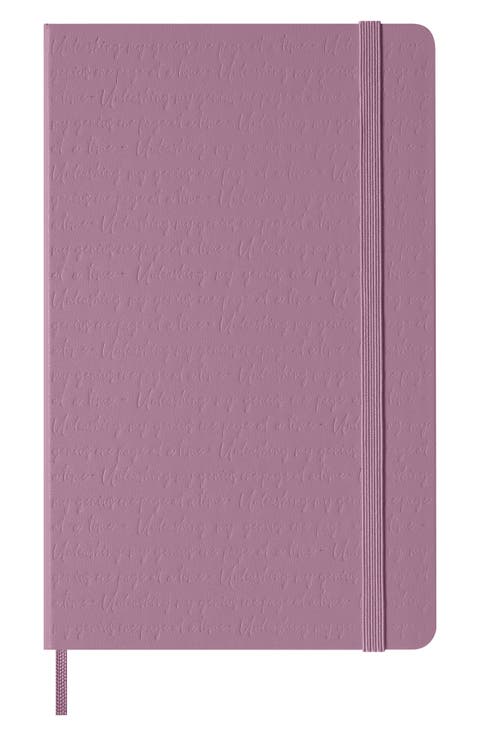 Patterned Hardcover Large Notebook
