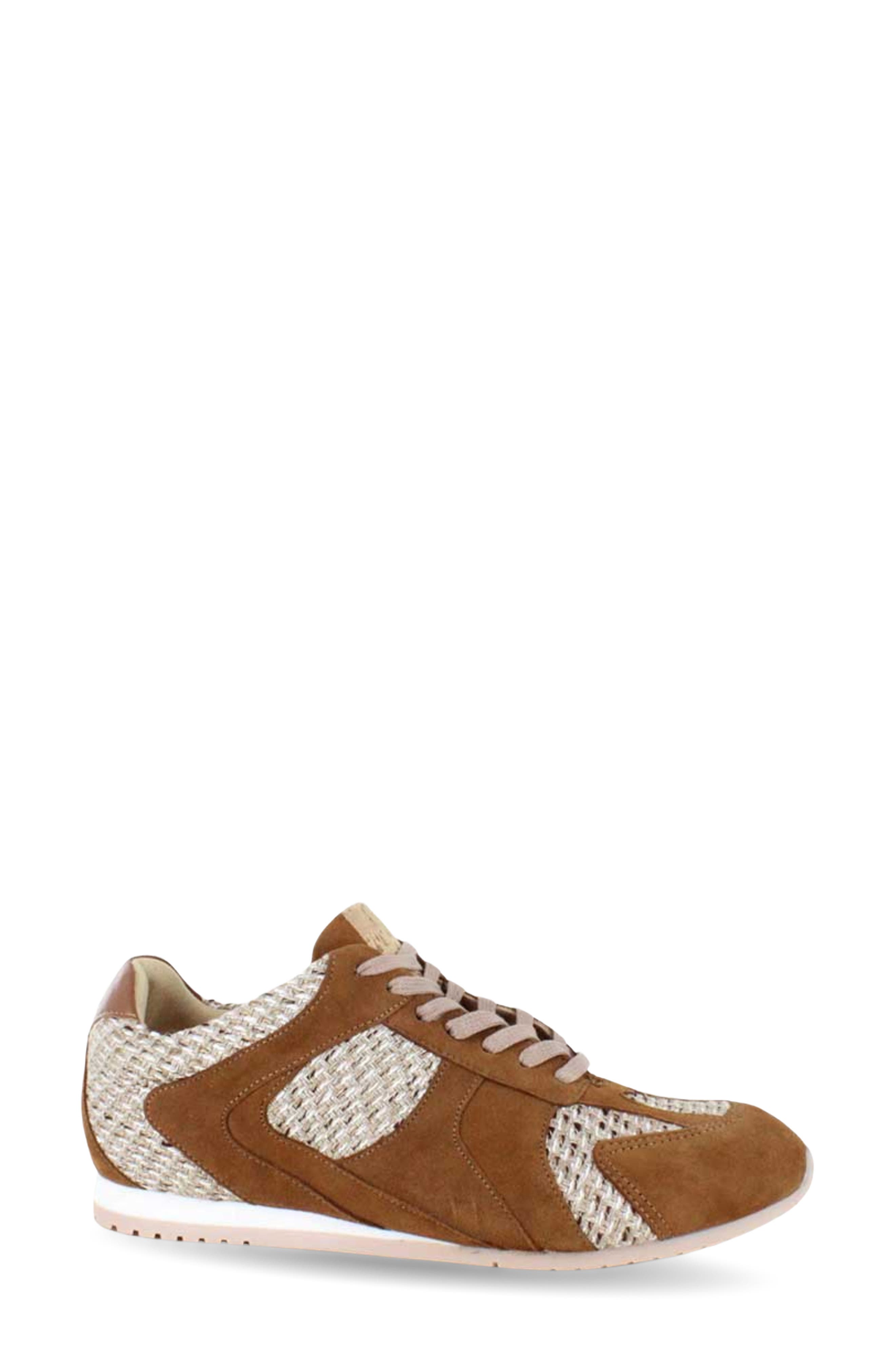 BROWN SUEDE RAFFIA