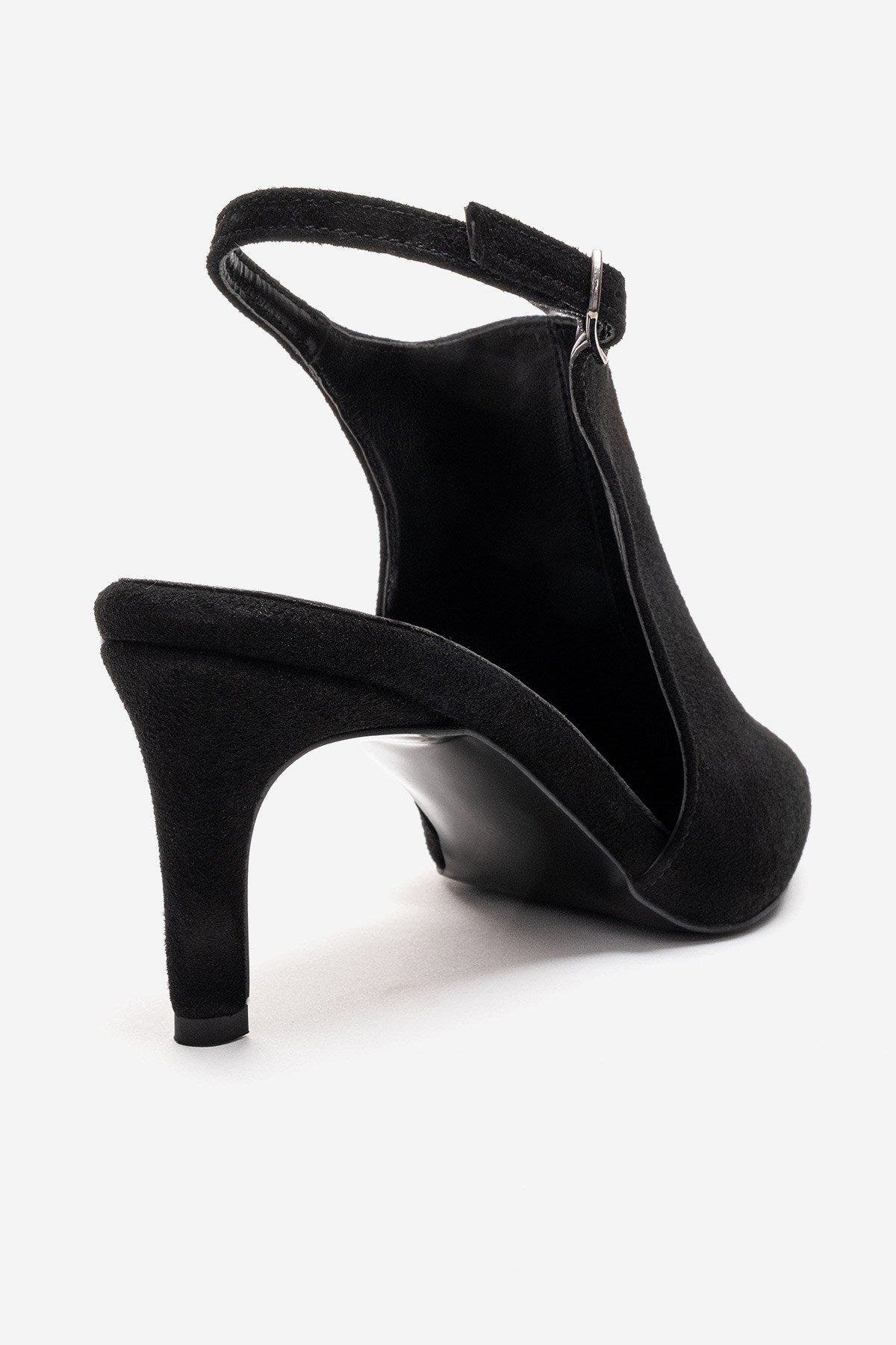 Prologue Shoes Vosalie Slingback Stiletto Pump, Alternate, color, Black Suede