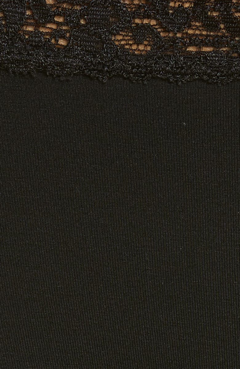 Fleur't Iconic High Waist Boyshorts, Alternate, color, Black