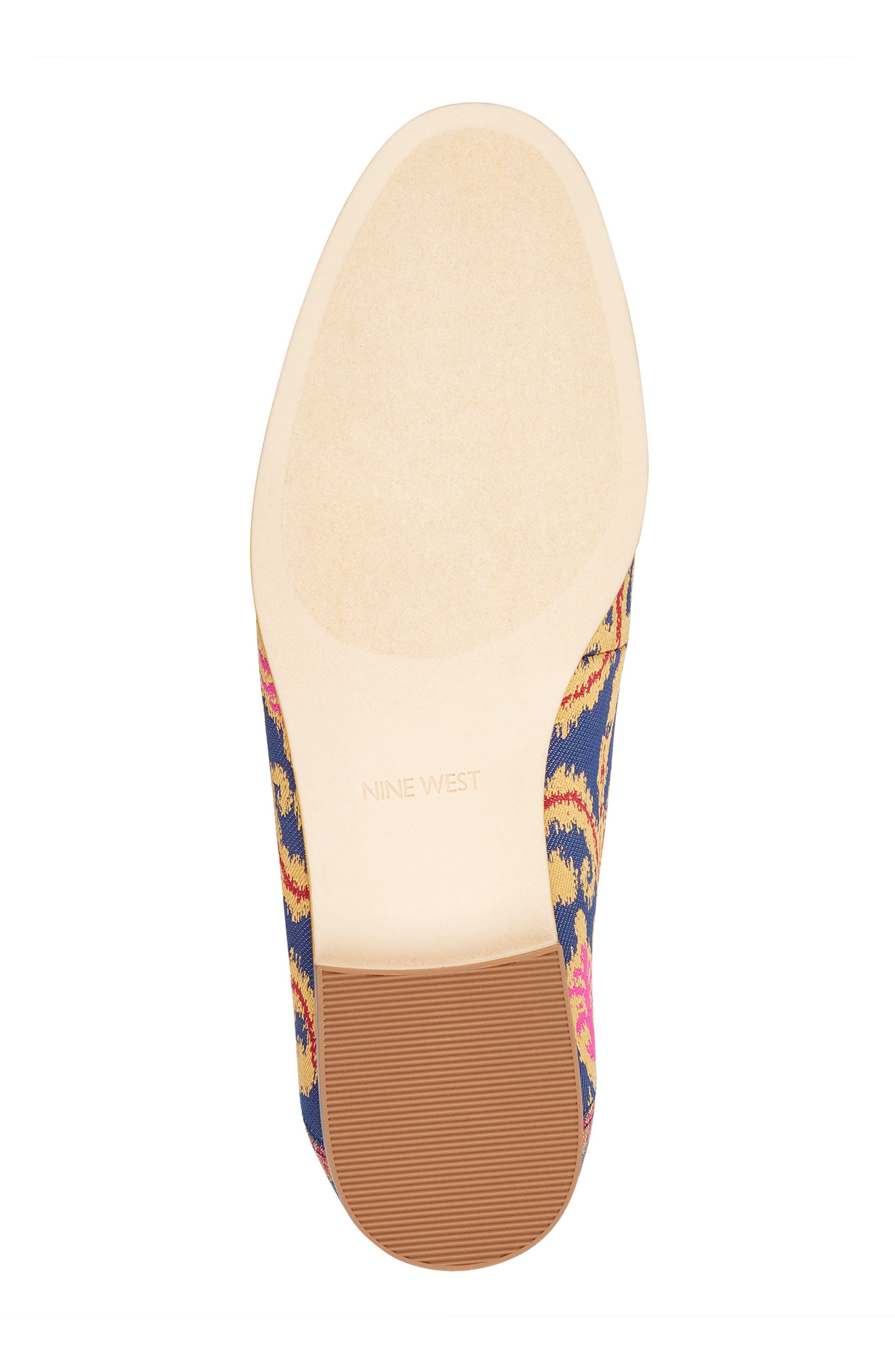 Weslir Tassel Loafer, Alternate, color, BLUE MULTI FABRIC