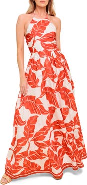 FLYING TOMATO Halter Maxi Dress