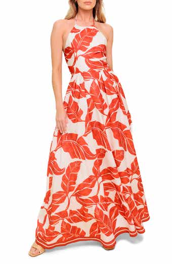 FLYING TOMATO Halter Maxi Dress