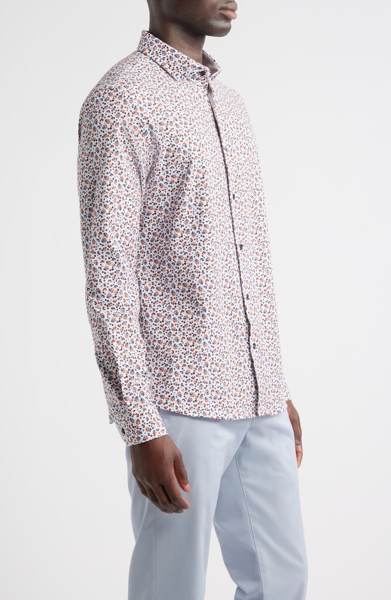 Stone Rose Wildflower Button-Up Shirt, Alternate, color, 