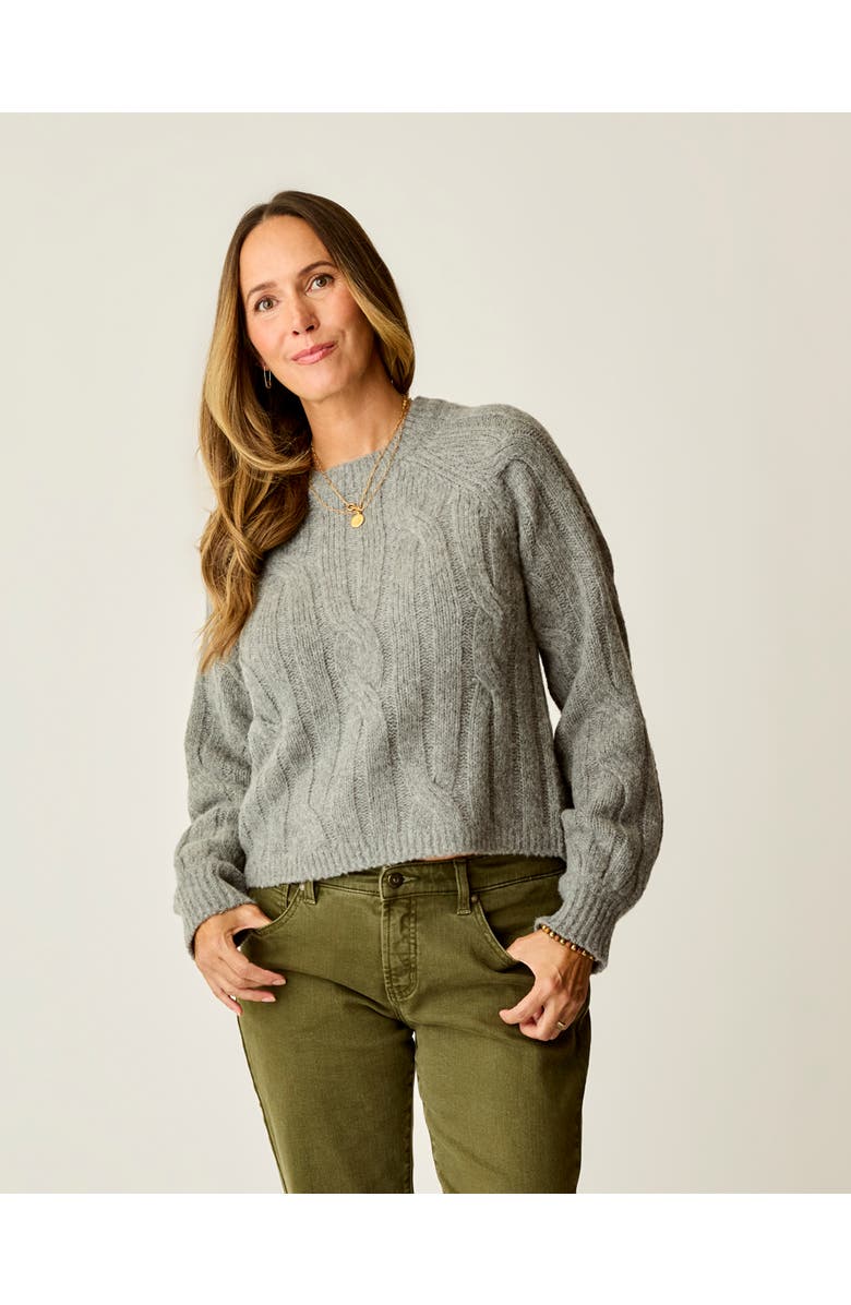 Carve Designs Eloise Wool Sweater, Alternate, color, Mid Grey