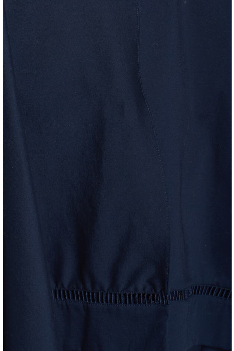 Handkerchief Hem Fit & Flare Dress, Alternate, color, NAVY