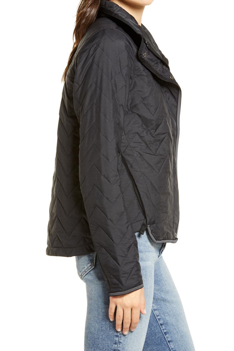 Westborough Insulated Quilted Jacket, Alternate, color, BLACK