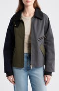 Bernardo Short Colorblock Stretch Rain Jacket