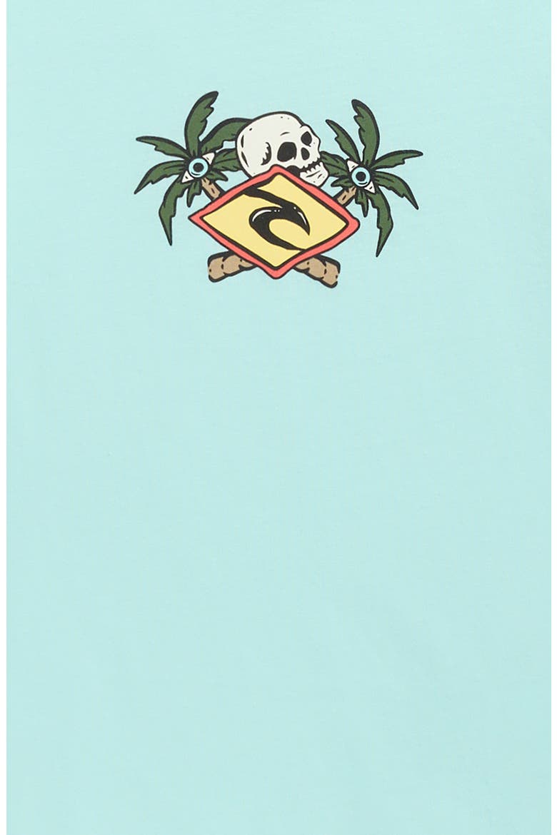 Kids' Sunset Sesh Graphic T-Shirt, Alternate, color, LIGHT AQUA