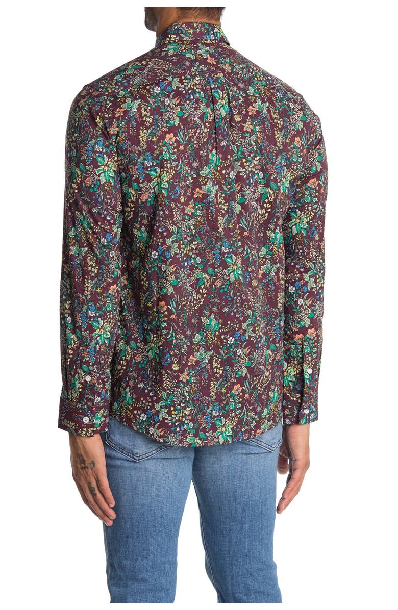 IMPATIENT WOLVES Double Up Floral Long Sleeve Button Down Shirt, Alternate, color,