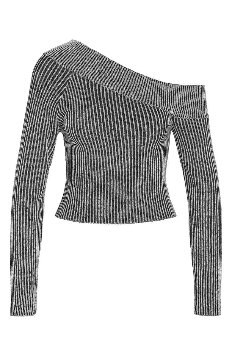 Noisy may Lennon One-Shoulder Rib Top, Main, color,