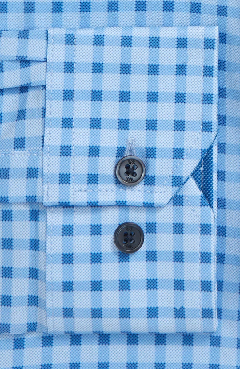 W.R.K Trim Fit Check Stretch Performance Dress Shirt, Alternate, color,